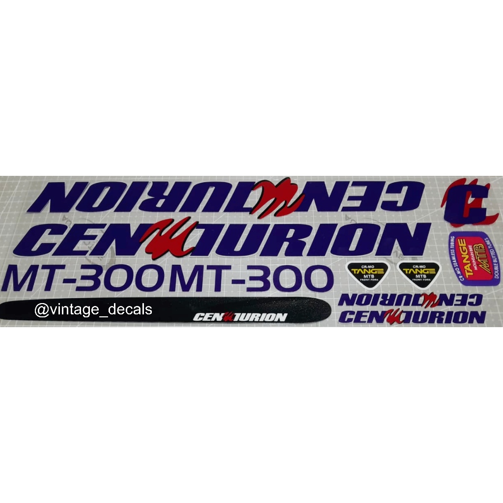 CENTURION MT-300 MT300 MT-4 MT4 สติ๊กเกอร์รูปลอกจักรยาน