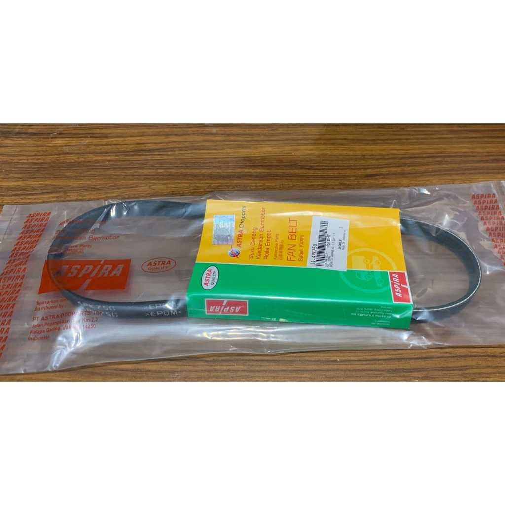 FanBelt V-Belt Granmax 1.3 1.5 2007 ขึ้นไป 4PK750 Aspira เข็มขัดพัดลม Bando ดั้งเดิม