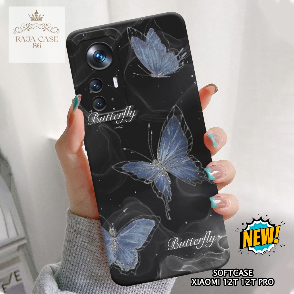 เคส HP Xiaomi 12T / 12T Pro - เคส Xiaomi 12T - เคสผีเสื้อ Motif - ฟิล์มกันรอยมือถือ - Xiaomi - Xiaom
