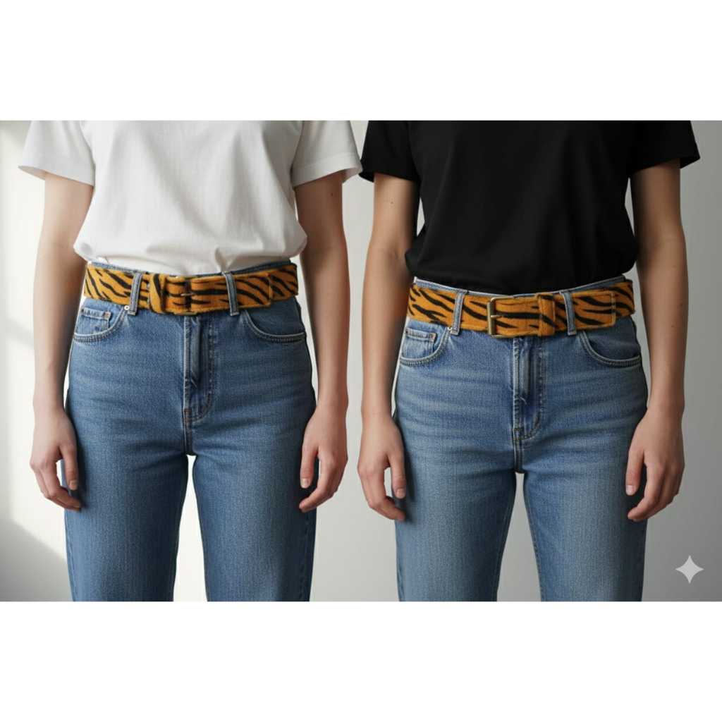 LEOPARD UNISEX PELBOA MOTIF BELT DA04