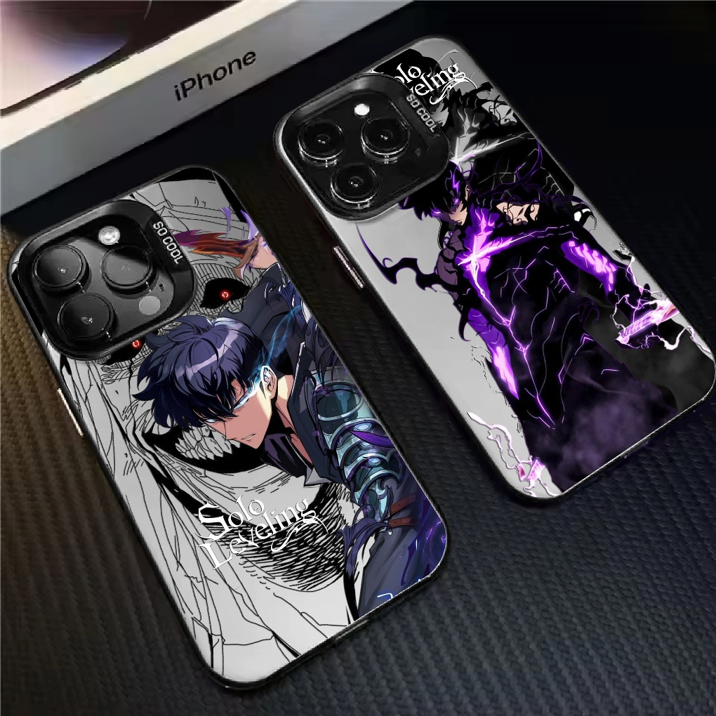 [F095] Casing IMD IPHONE X XR 6 7 8 6+ 7+ 8+ 11 12 12PRO 13 14 Case Motif Solo Leveling