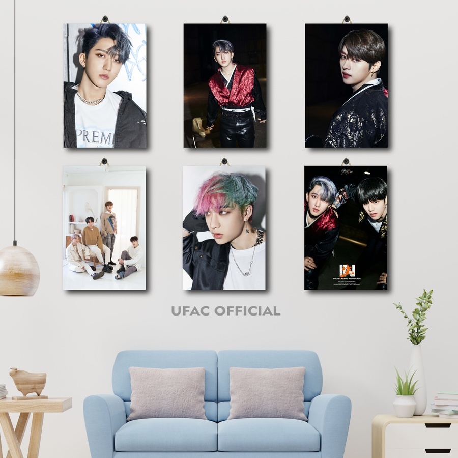 โปสเตอร์ห้องKpop Stray Kids Bang Chan / Ufak Official / Aesthetic Wall Decoration / ZUO|K9Z8Y
