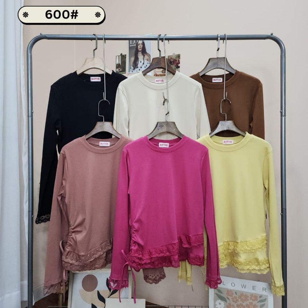 Bkk Womens top butter plus lace bottom