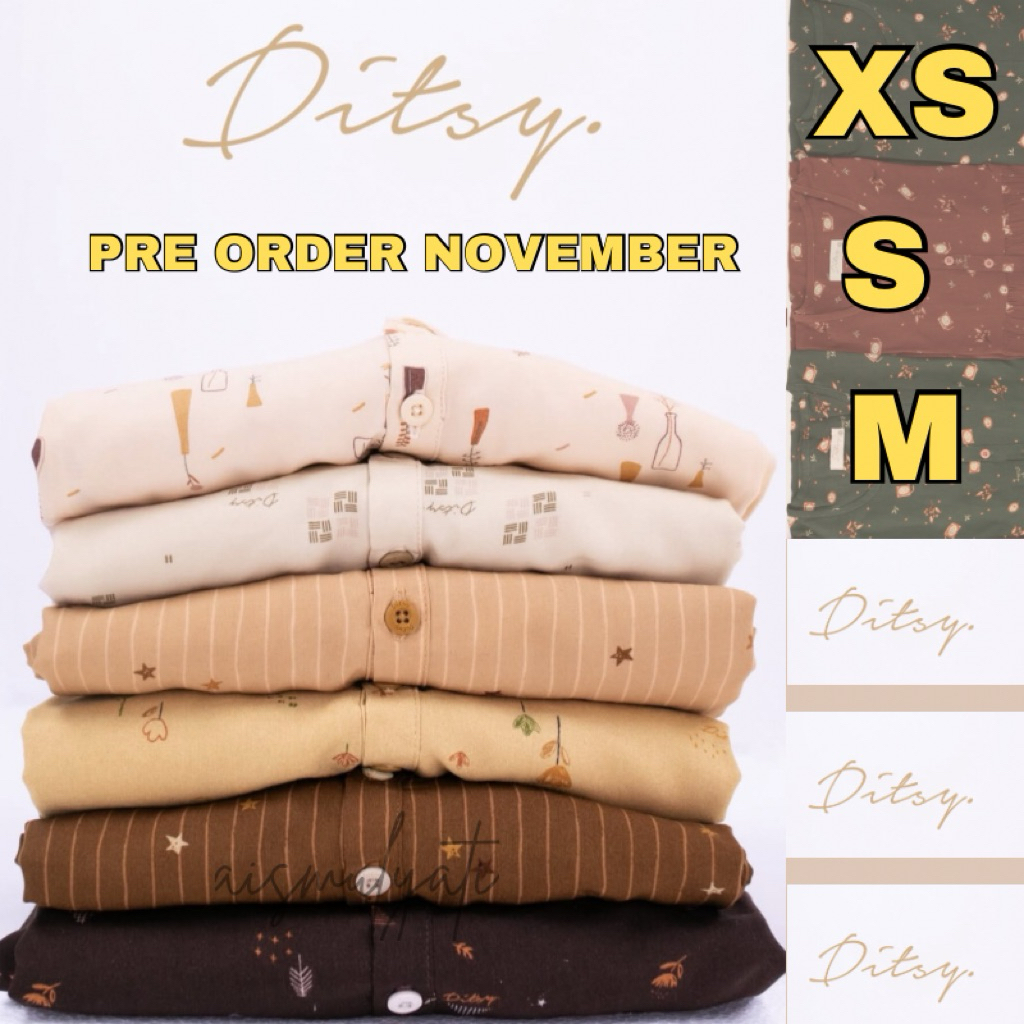 PO DITSY NIGHTGOWN NOVEMBER 2025 ( XS SM)