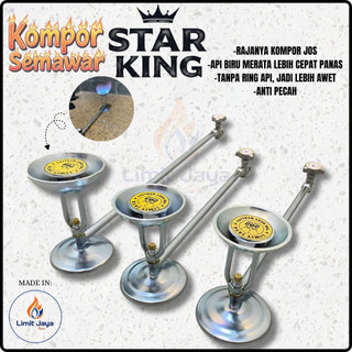 Kompor Semawar gas Star KING Api Biru Awet tahan lama anti pecah