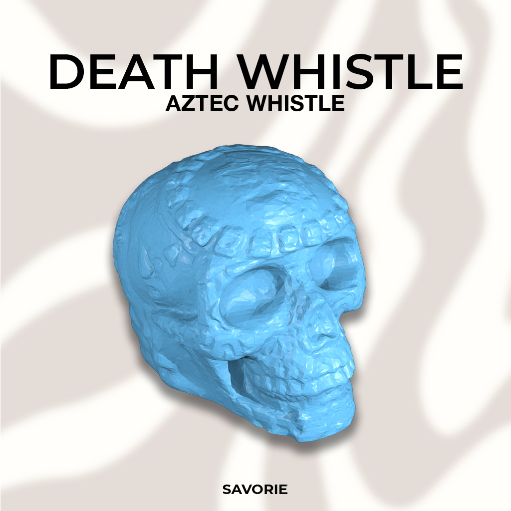 DEATH WHISTLE HARD WHISTLE 3D PRINT AZTEC WHISTLING