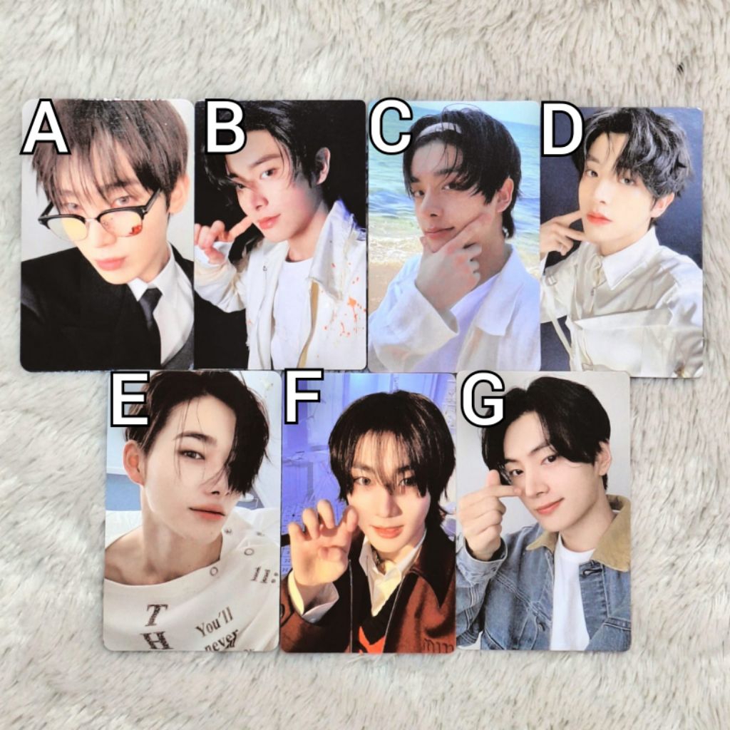 การ์ดรูปถ่าย ENHYPEN อย่างเป็นทางการ | SUNOO JAKE JUNGWON NIKI JAY