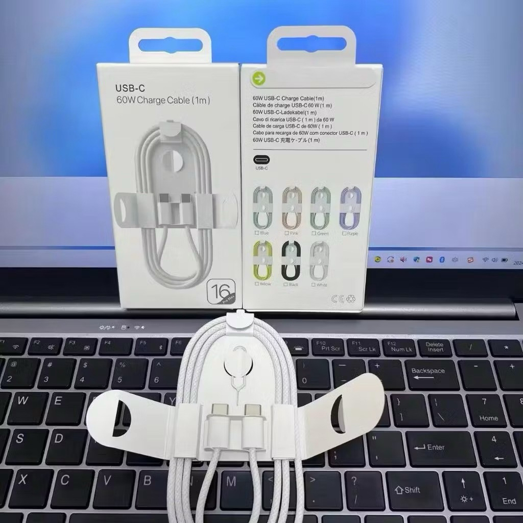 ORIIp 16 16pro 16promax type c to c 60watt data cable ของแท้ 100%