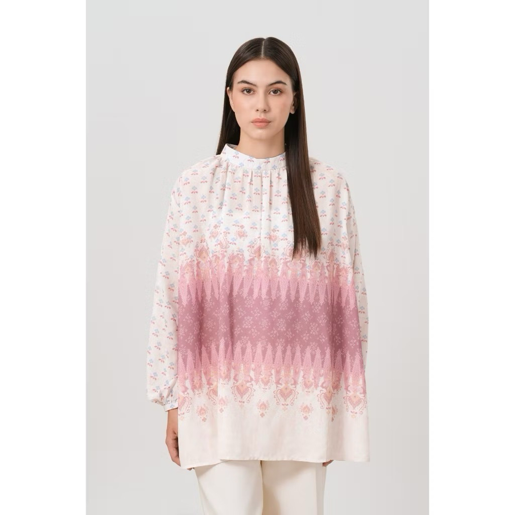 RAINBOW NEEDLE THREAD BLOUSE