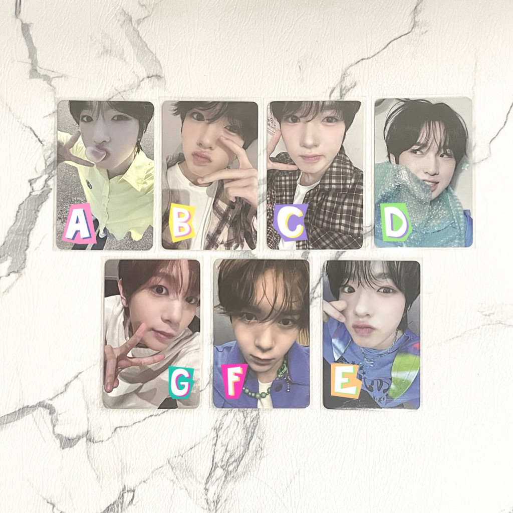Photocard pc nct wish ryo sakuya sakuryo QQ 1 2 3 4 star wish