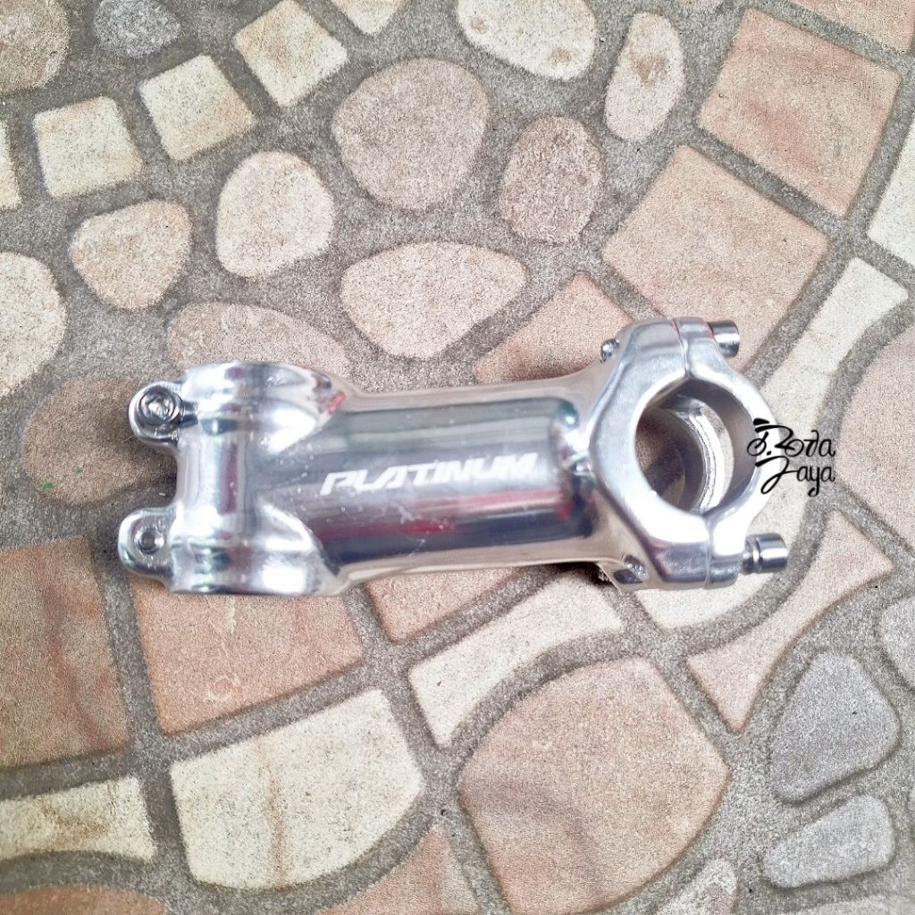 STEM MTB OVER SIZE PLATINUM โลหะผสม 28.6 - 25.4 SILVER CHROME