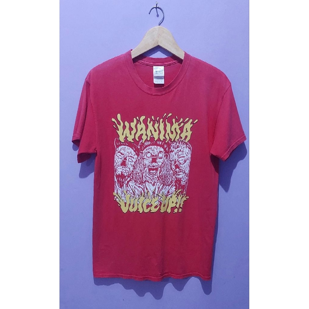 WANIMA JUICE UP !! เสื้อยืด ญี่ปุ่น PUNK BAND เสื้อยืด WANIMA VINTAGE เสื้อยืด WANIMA PUNK BAND CLOT