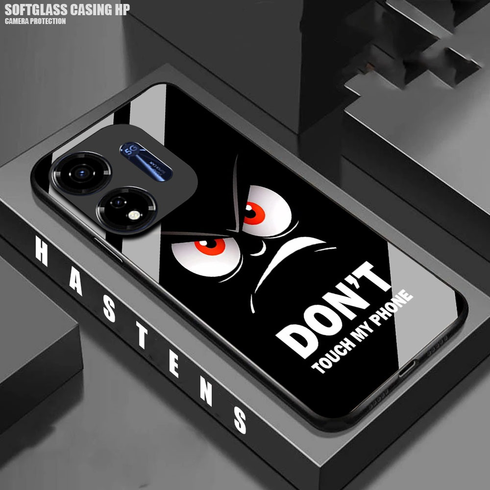 RR39 Softcase Glass Glossy Itel P55 5G ป้องกันกล้อง All Type Itel - ปลอกโทรศัพท์มือถือ - ตัวป้องกันโ