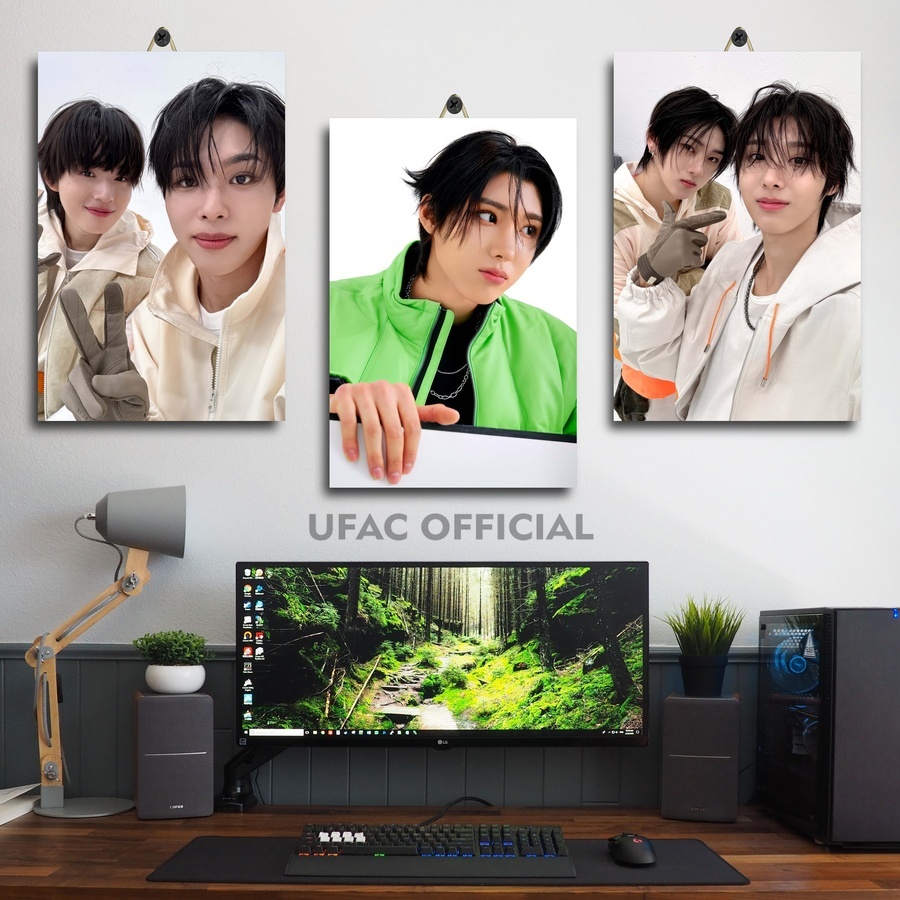 Kyehoon Kickflip Wall Display | Donghyeon Kickflip ของตกแต่งห้องไม้ | โปสเตอร์สุนทรียศาสตร์ |DIE/NP5