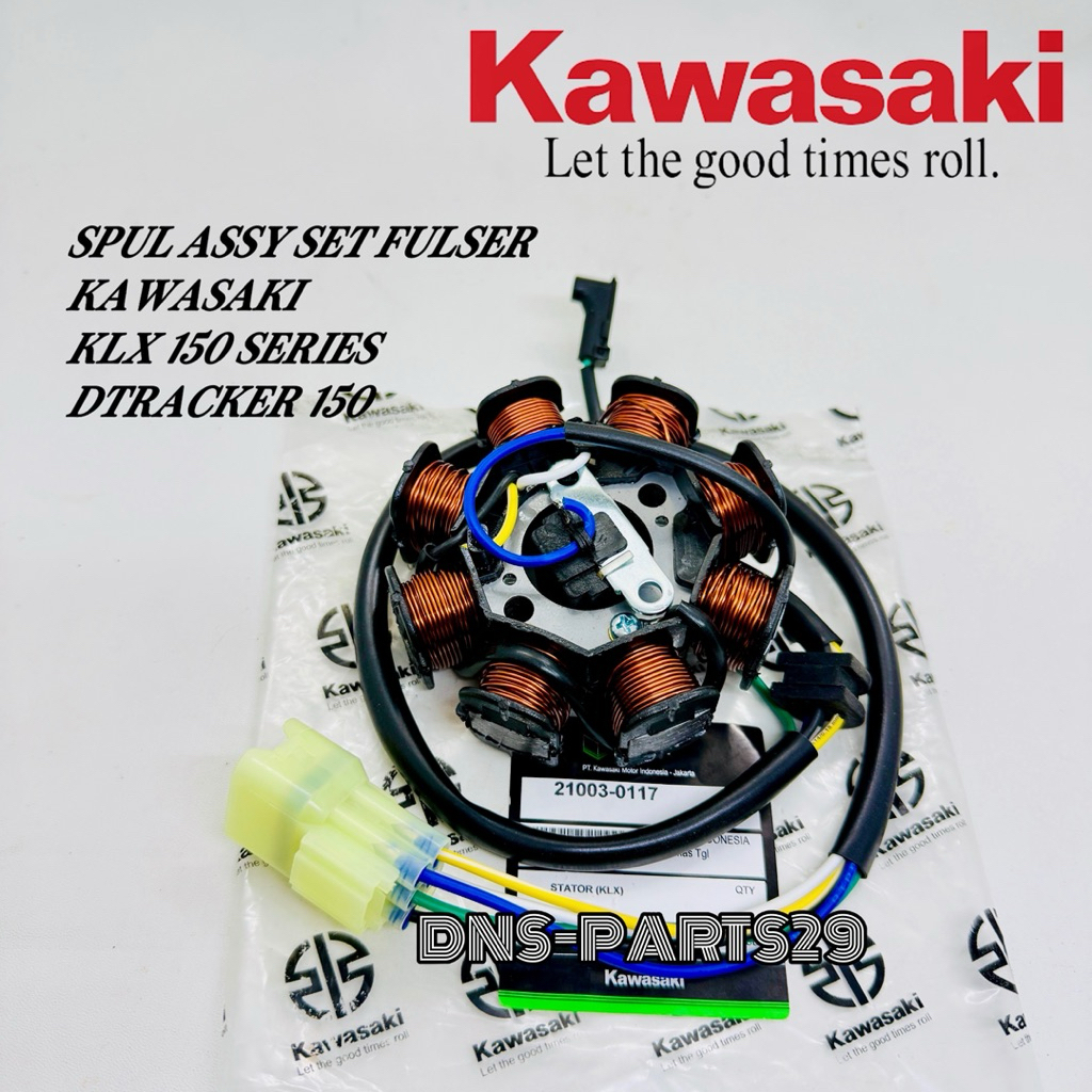 SPUL ASSY STATOR COMP KAWASAKI KLX150 SL BF KAWASAKI DTRACKER 150 ORIGINAL KGP
