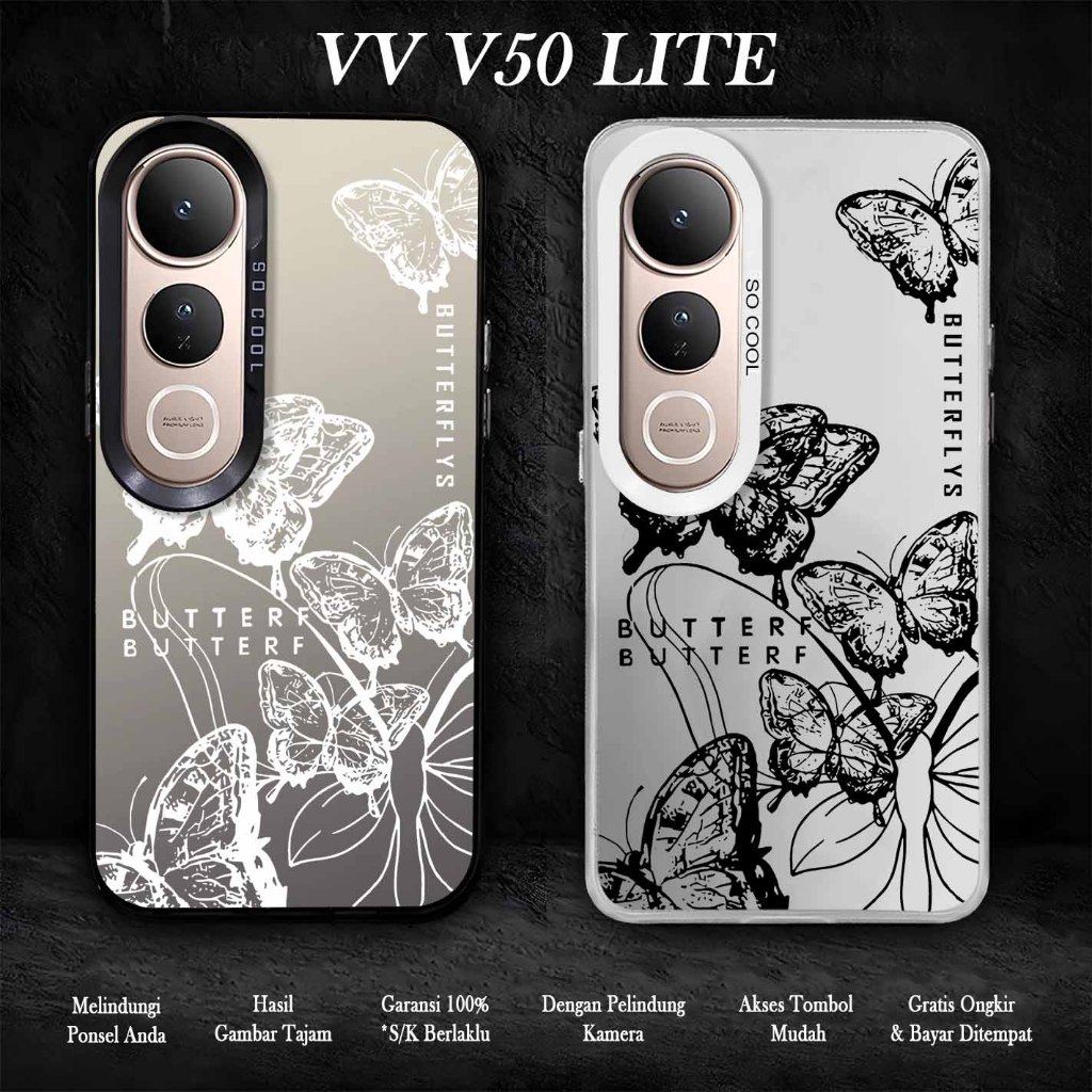 HP Softcase Premium Matte Hard Casing So Cool IMD สําหรับ Vivo V50 Lite - เคสโทรศัพท์ Vivo V50 Lite 