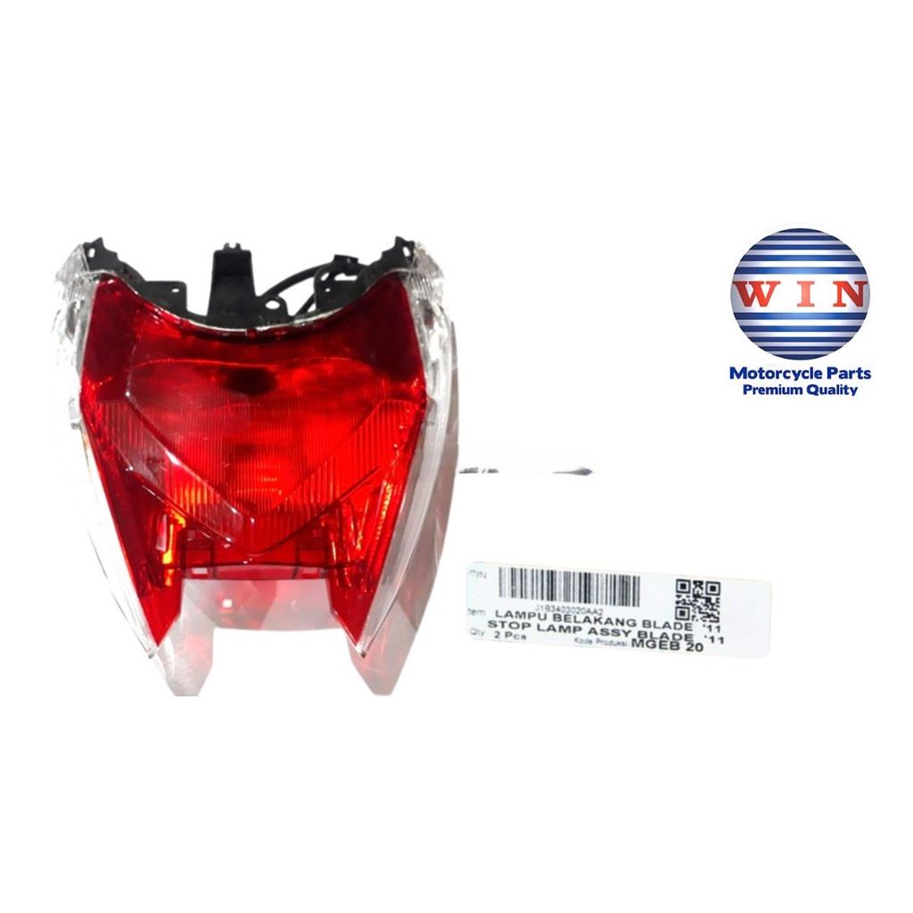 01-B34-030-20AA Stop Lamp Honda Blade ใหม่ 2011 ถึง 2014 Assy WIN