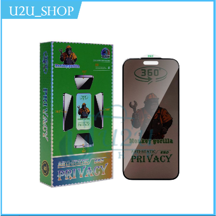 กระจกนิรภัย360° Anti Static SpyสําหรับOppo A15 A16 A16e A17 A18 A3 A3 Pro A31 A38 A3s A3x A5 A9 2020