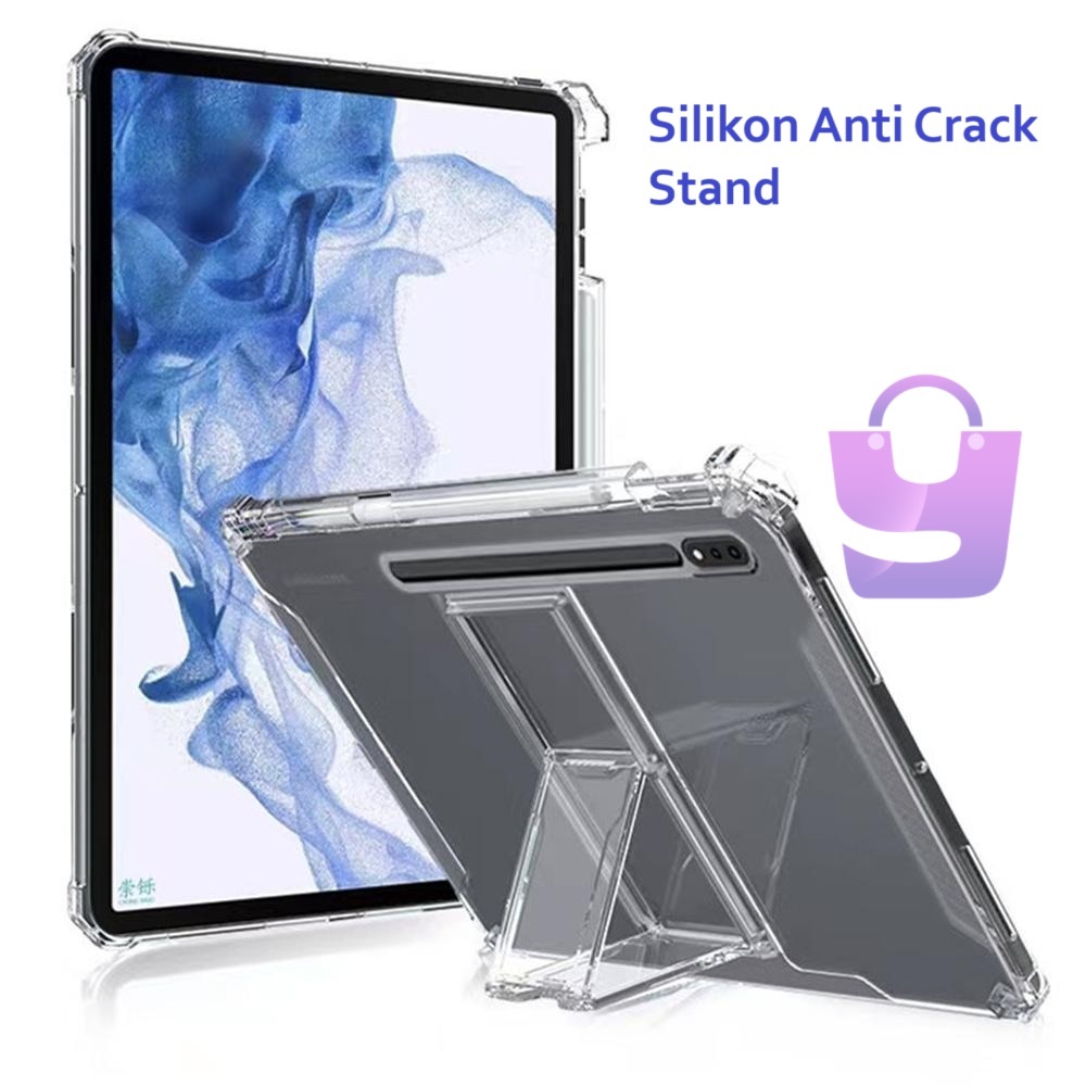 SAMSUNG TAB S11 / Case SAMSUNG TAB S11 – Casing Tablet Silicone Clear Anti Crack Stand