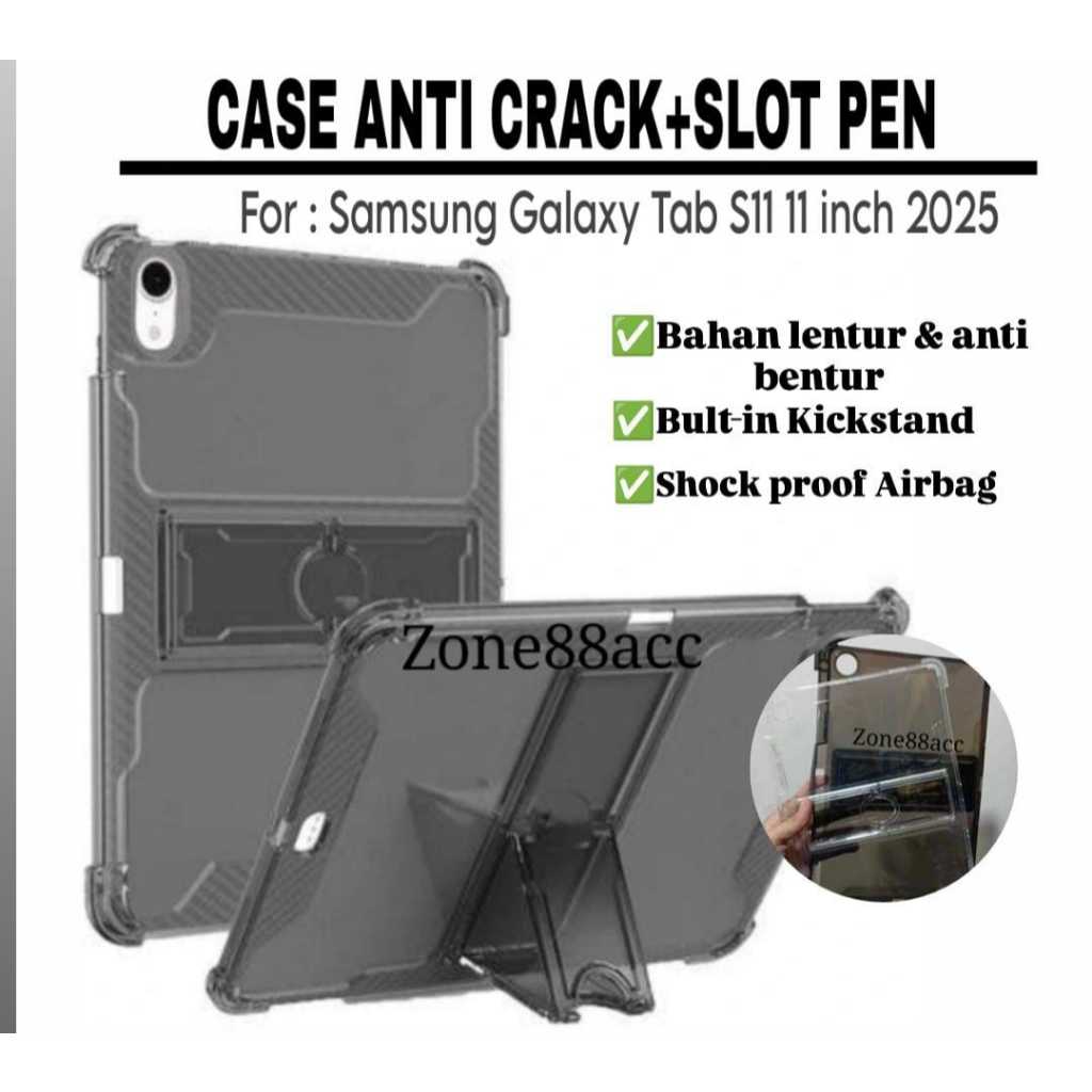 Silicon Anticrack Samsung Tab S11 2025 11" นิ้ว \ samsung tab s11 case / samsung tab s11 cover เคส s