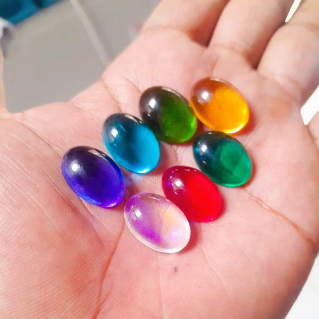 RUBI 7 หินอาเกต (King Ruby Sapphire, Aquamarine, Citrine Opalite, สีเขียวมรกต 18x13mm Best