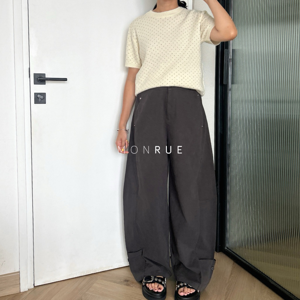 MONRUE Lyon Soft Curve Pants (ราคาพิเศษ)