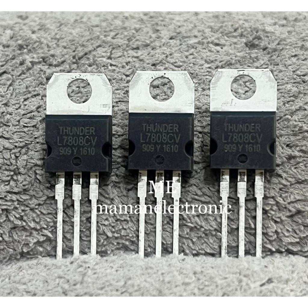 ทรานซิสเตอร์ L7808 IC 7808 ทรานซิสเตอร์ 7808 IC L7808CV