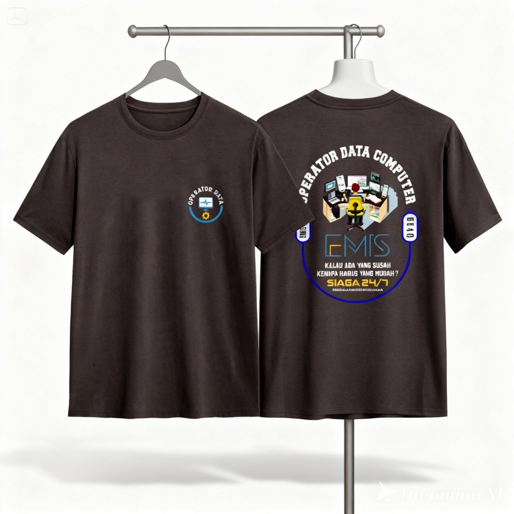 EOS - EMIS Computer Data Operator T-Shirt Ready to Alert 24/7 คุณภาพระดับพรีเมียม