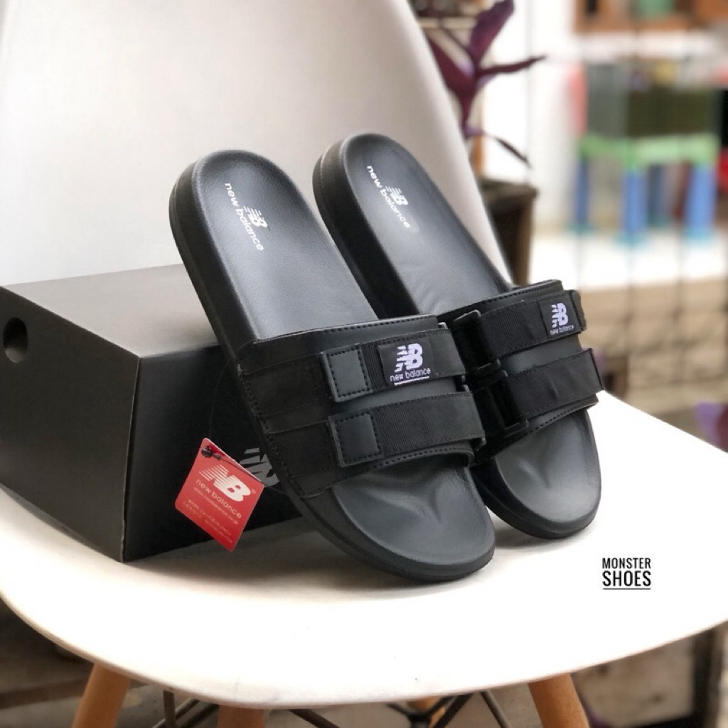 NB NUEBELLENCE DOBBLE BLACK STRAP รองเท้าแตะสไลด์ผู้ชาย ราคา ถูกที่สุด ดีลบีเคเค แกลเลอรีภาพที่ 6