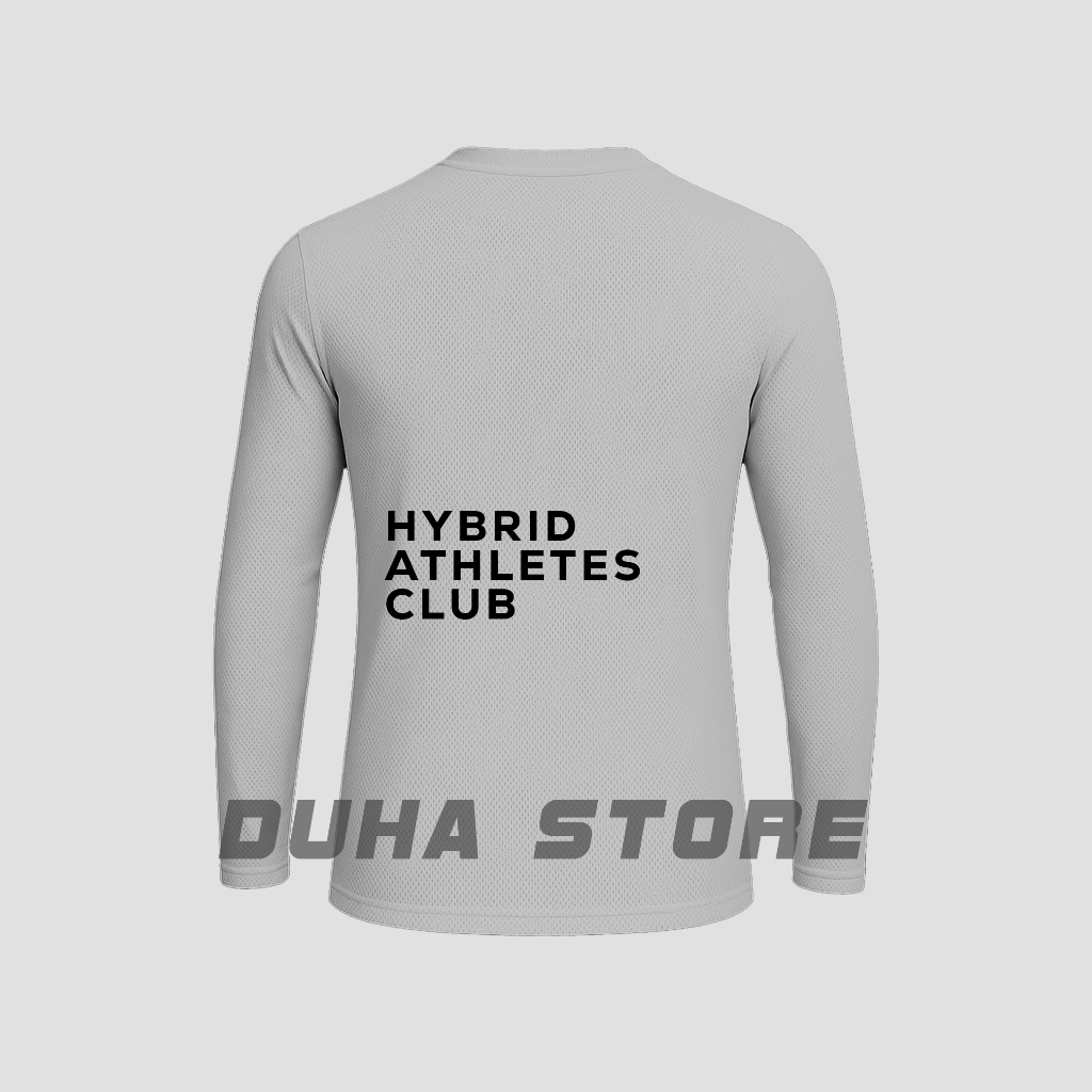 Jersey Longsleeve Hybrid Athletes Club Duha Sportwear Unisex กีฬาวิ่งผู้ชายผู้หญิง