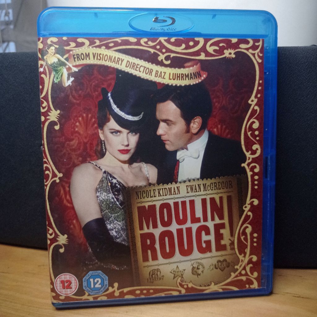 Blu-ray bluray bd ต้นฉบับ Moulin Rouge Nicole Kidman Ewan McGregor