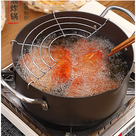 [WAREHOUSE CLEARANCE] ชุดกระทะ 2-in-1 - 20CM DEEP FRYPAN พร้อมหู