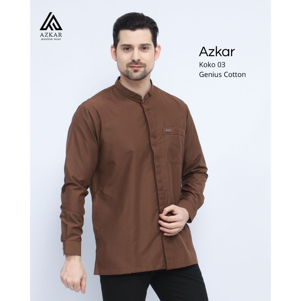 KATUN Koko Azkar Moslem Wear 03 Genius Cotton Long Sleeve Adult Cotton