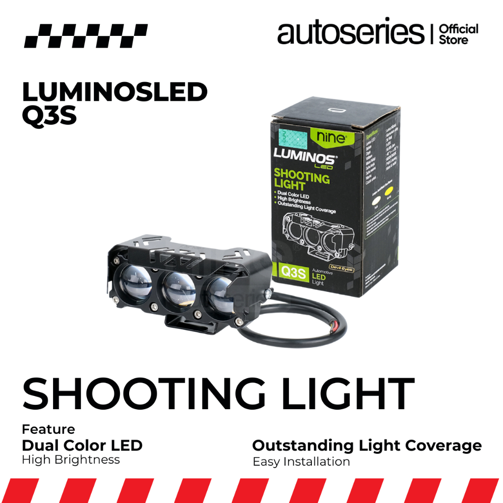 MATA LUXIMOS ไฟยิงเลเซอร์ SQL3 ตา 22W Devil Eye ไฟยิงขนาดเล็กสําหรับรถยนต์, รถจักรยานยนต์, รถบรรทุก 