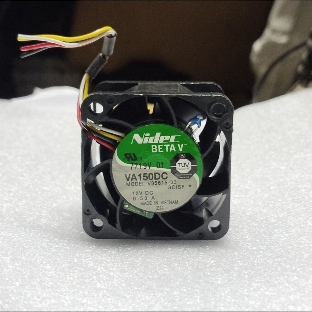 พัดลมมินิคุณภาพสูง 4x4 12v dc 0.53a