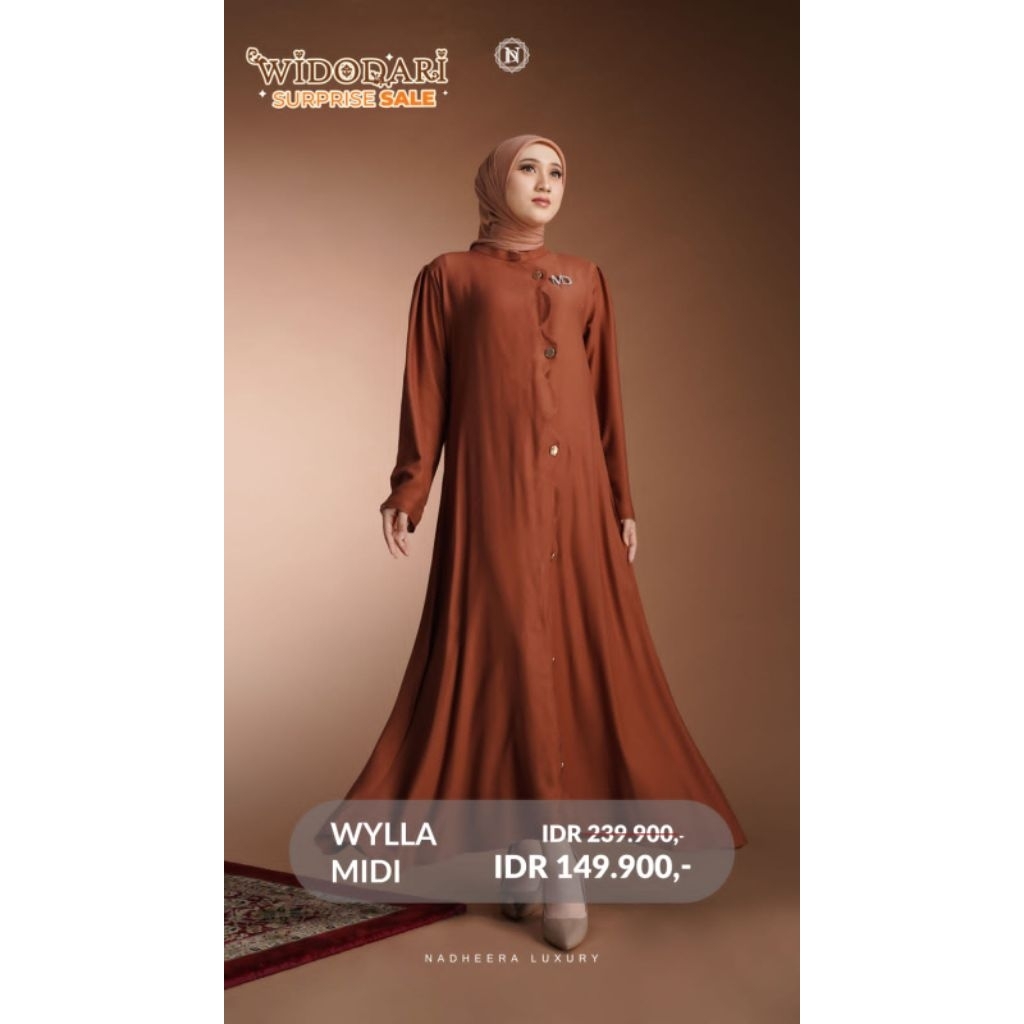 WYLLA MIDI & DRESS BY NADHEERA LUXURY