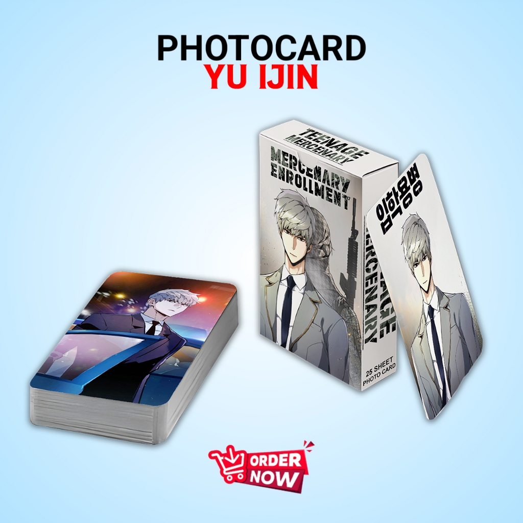 ชุดรูปถ่าย YU IJIN MANHWA MERCENARY ENROLLMENT PREMIUM FREE BOX