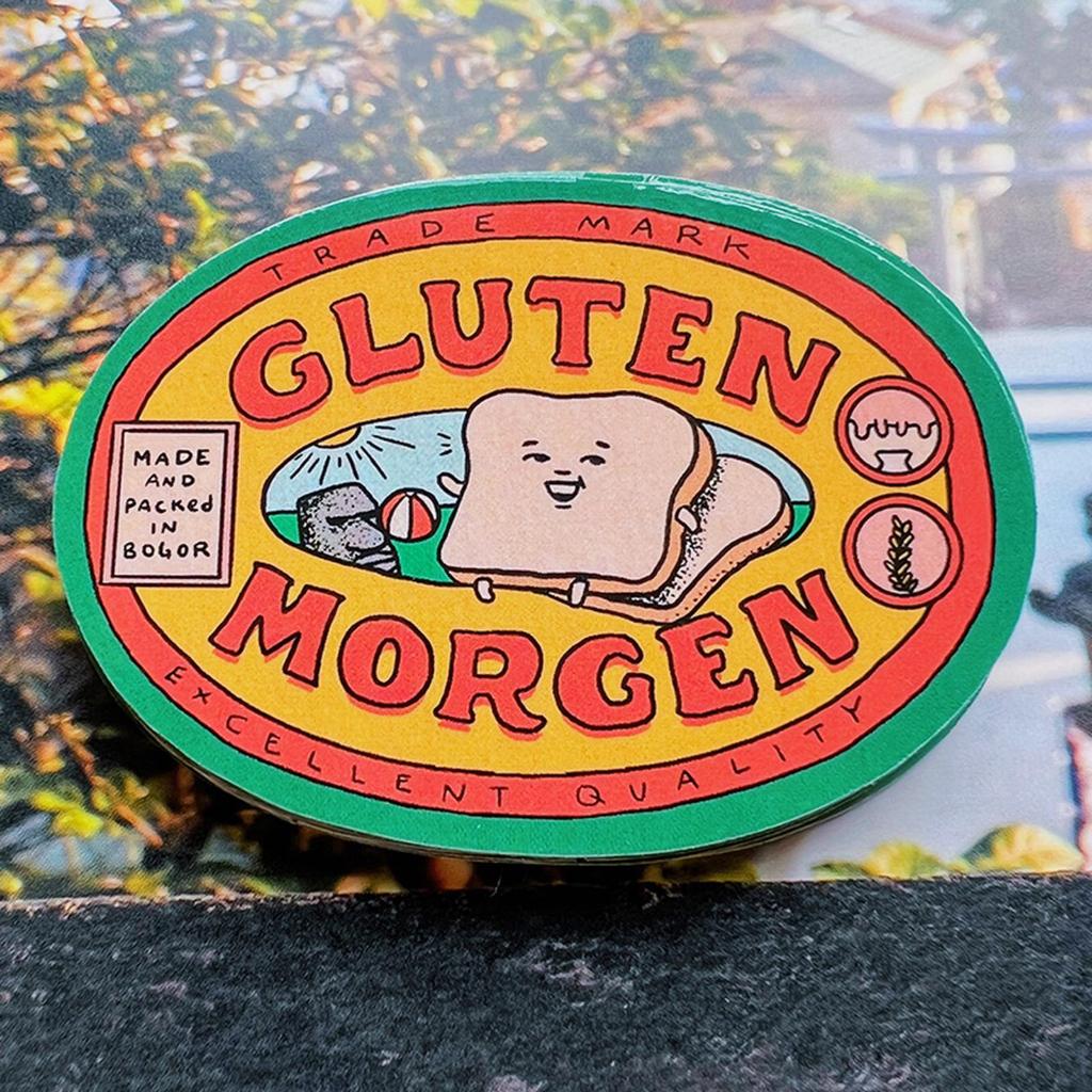 Gluten Morgen - สติ๊กเกอร์ไวนิล