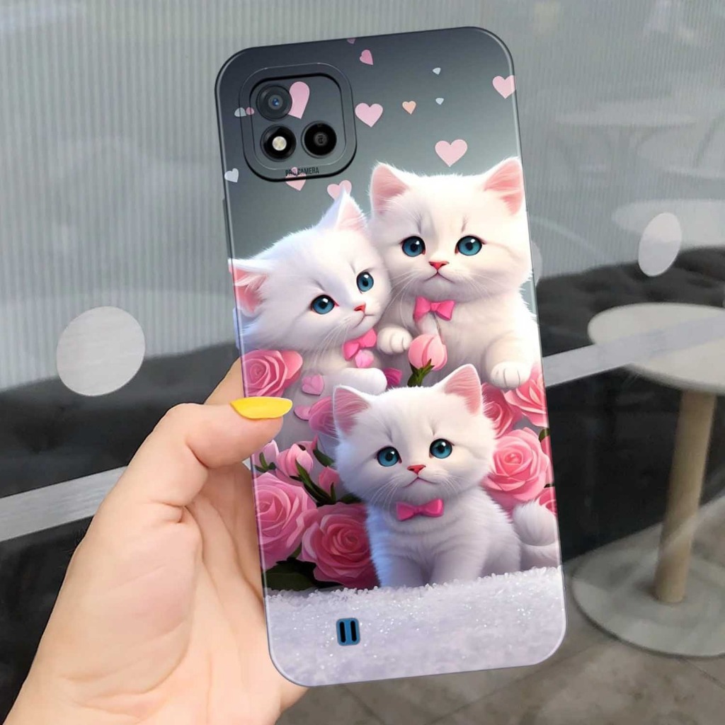 เคส Realme C11 2021/ C20 - เคส hp - เคสโทรศัพท์มือถือ realme C11 2021/ C20 - THICK HARDCASE SOFTCASE