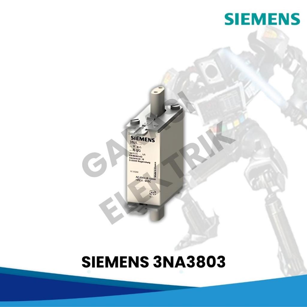 SIEMENS 3NA3803 FUSE LINK LV HRC IP20 พร้อมตัวเชื่อมต่อ