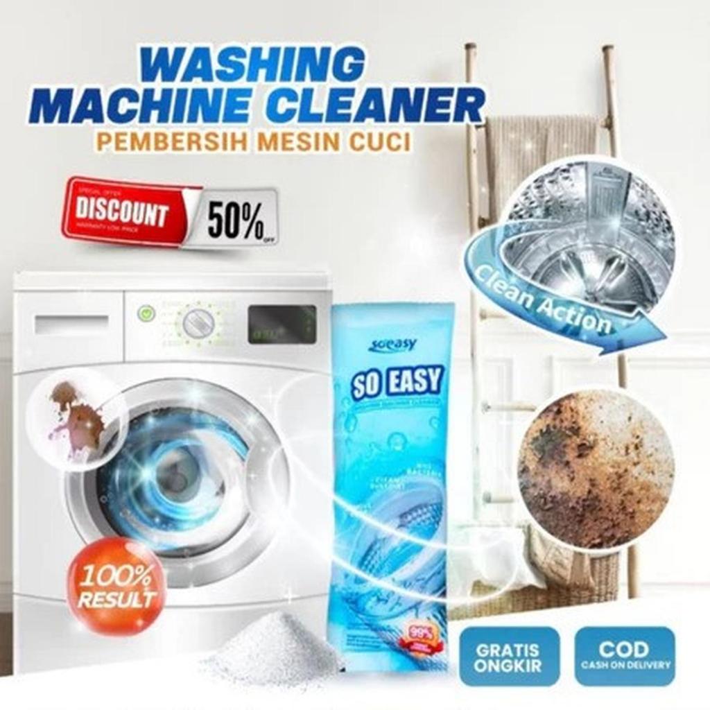 MESIN SO Easy น้ํายาทําความสะอาดเครื่องซักผ้า / น้ํายาทําความสะอาดเครื่องซักผ้า / น้ํายาทําความสะอาด