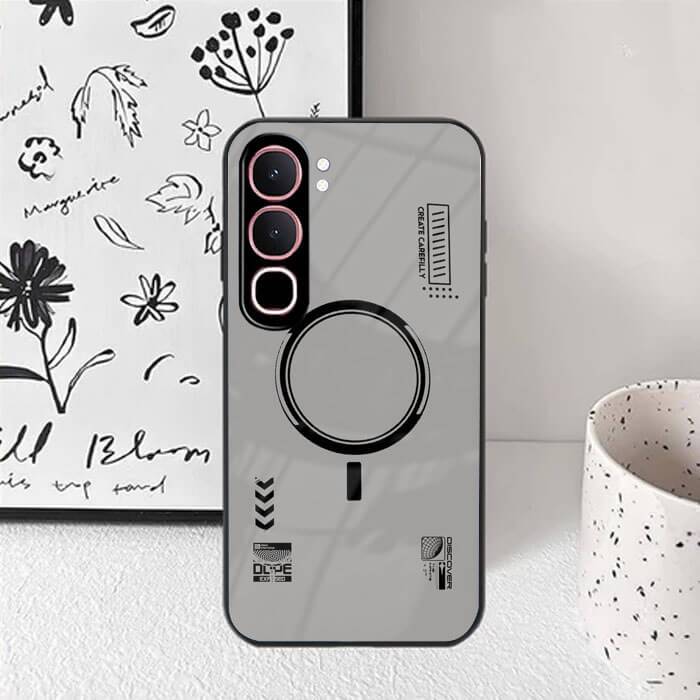 (Q100) Softcase Glass Case VIVO Y21d - VIVO Y31 5G 2025 - ตัวป้องกันโทรศัพท์มือถือ - อุปกรณ์เสริมโทร