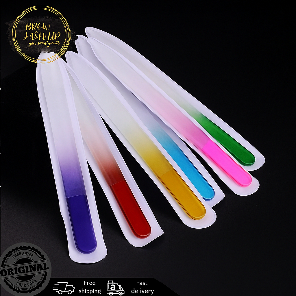 กระจกเล็บ FILE GLASS เล็บ FILE NAIL MANICURE เครื่องมือกระจก