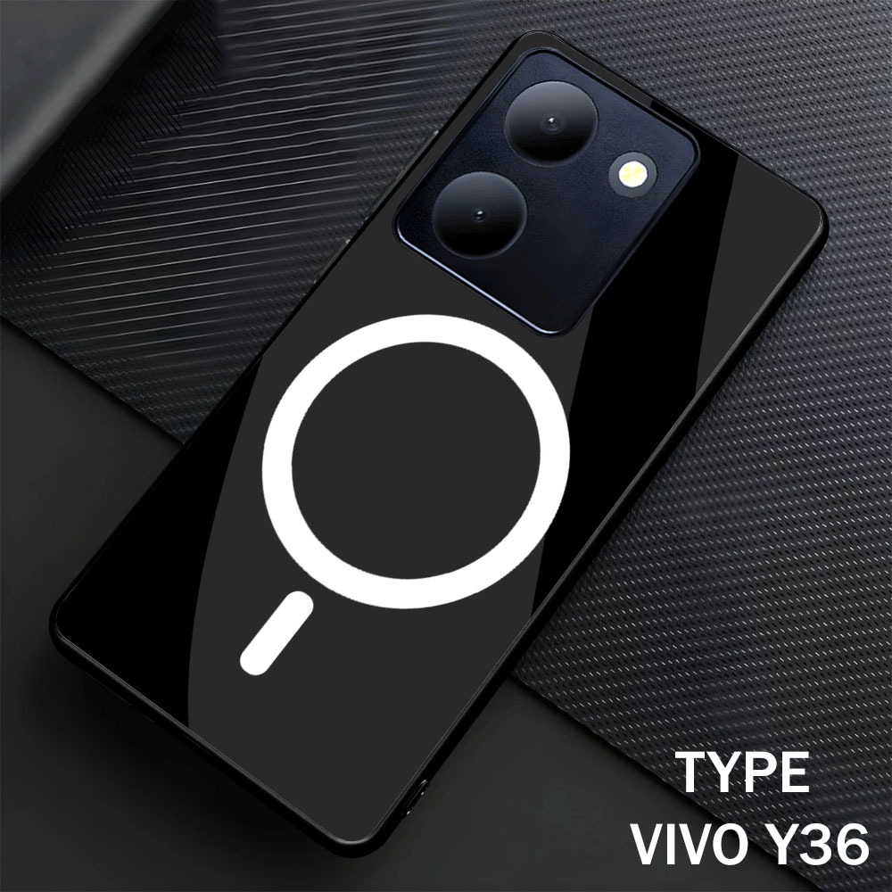 (M17) SOFTCASE GLASS GLASS GLASS GLASS VIVO Y36 4G/5G CASING HP GLASS PROTECTOR สําหรับ ALL TYPES ขอ