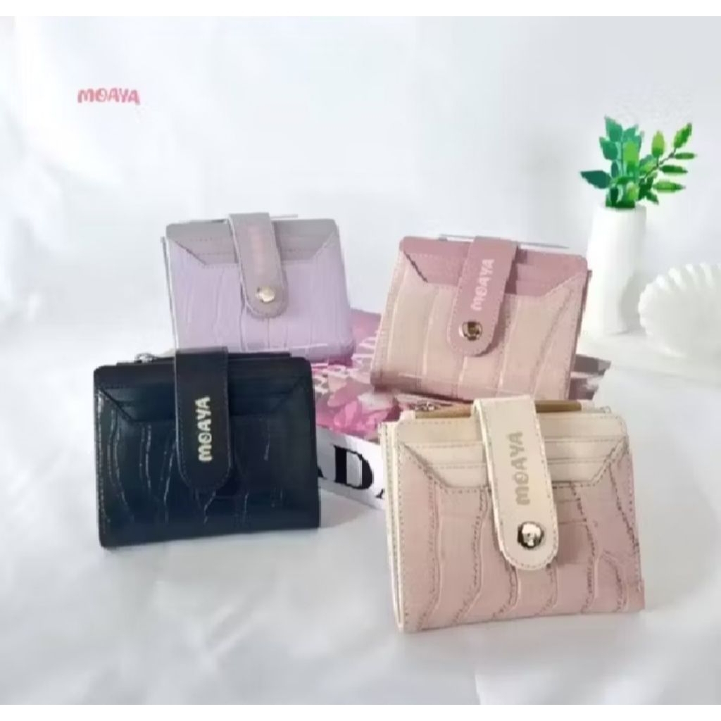 ผู้หญิง ATHENA SWALLOW CROCO | กระเป๋าสตางค์ผู้หญิงแบบพับ (ฟรีกล่องแข็งพิเศษ)