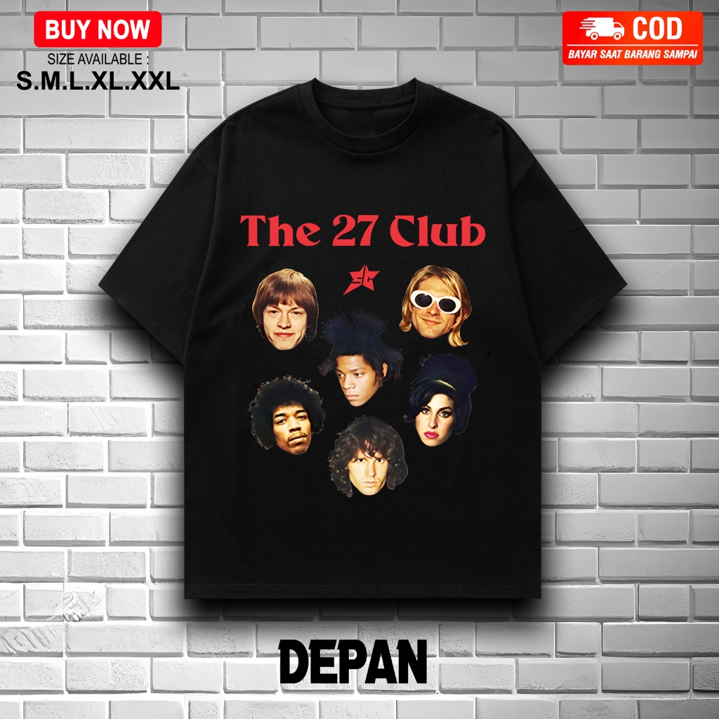 Social - เสื้อยืด HeavyWeight 16s Boxy 27Club Black Grey Blue White ผ้าฝ้าย Unisex Combed