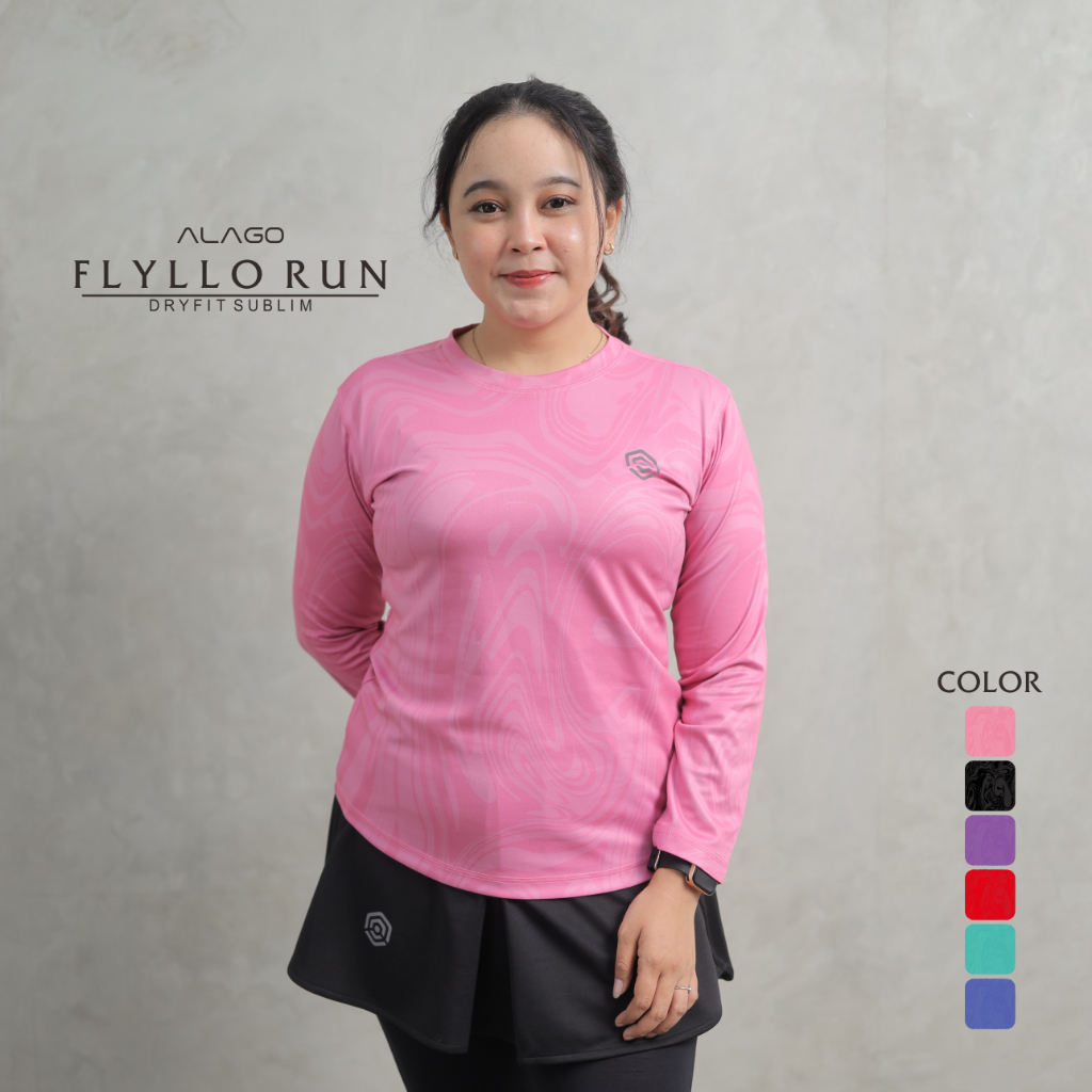 ALAGO FLYLLO RUN RUNNING SHIRT ผู้หญิง LONG-SLEEVED RUNNING SHIRT GYMNASTICS SHIRT