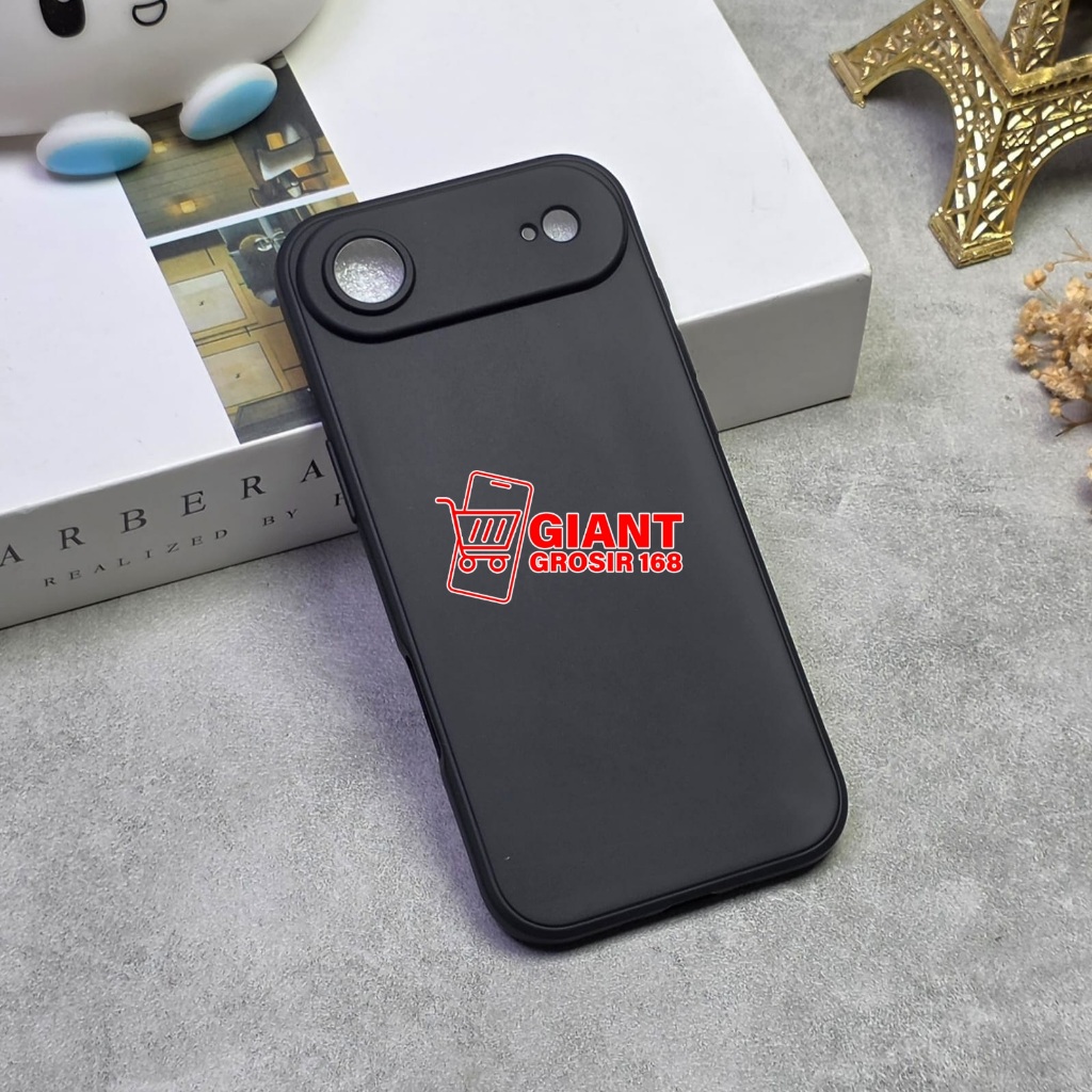 IPHONE 17 IPHONE 17 AIR IPHONE 17 PRO IPHONE 17 PRO MAX CASE MACAROON สีดํา SILICON สีดํา IPHONE 17 