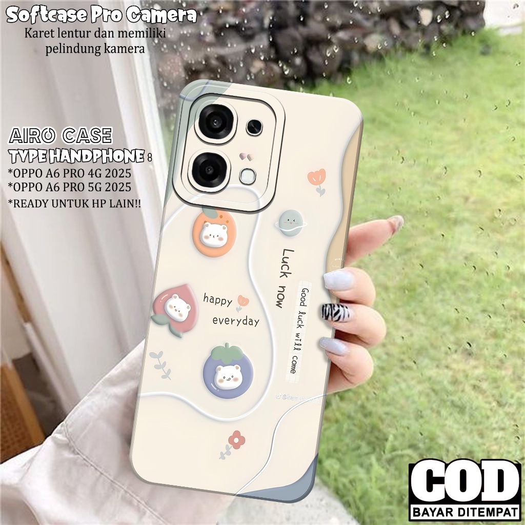 เคส HP ล่าสุด OPPO A6 PRO 4G/ 5G 2025 - เคส OPPO A6 PRO 4G/ 5G Softcase - เคสแฟชั่นการ์ตูน - เคส OPP