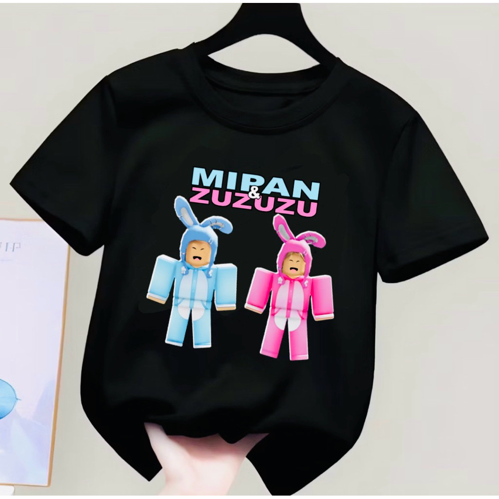 เสื้อยืด Mipan Zuzu Motif สําหรับเด็กชายและเด็กหญิง 2-10 ปี